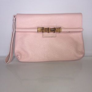 Cecconi Piero made in Italy pale pink clutch
